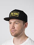 Бейсболка JOHN HATTER арт. R4-1005-U00 The King (черный)